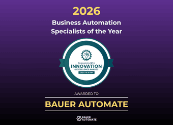Bauer Automate Named Technology Automation Services of the Year (2026)